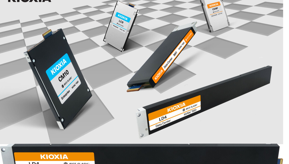 Kioxia doubles super-fast flash drive speed